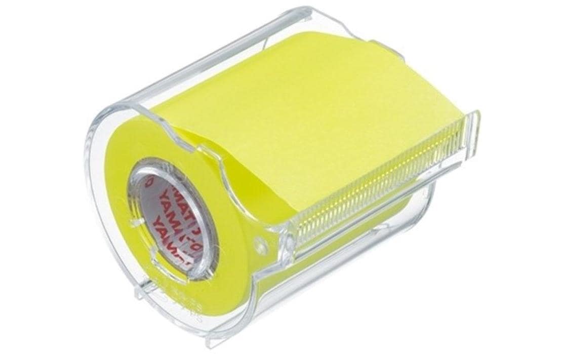 NT Cutter Notizzettel-Dispenser Yamato 5 cm Neongelb, 1 Rolle NT Cutter Notizzettel-Dispenser Yamato 5 cm Neongelb, 1 Rolle