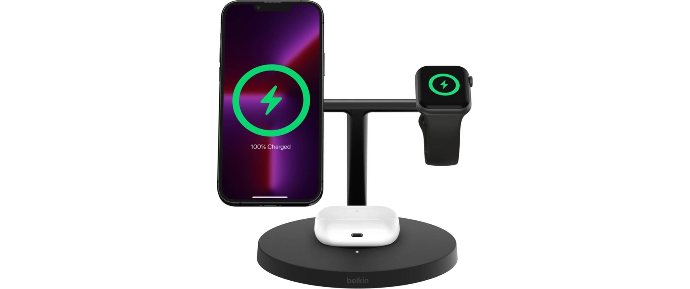 Belkin Wireless Charger BoostCharge Pro 3in1 Schwarz