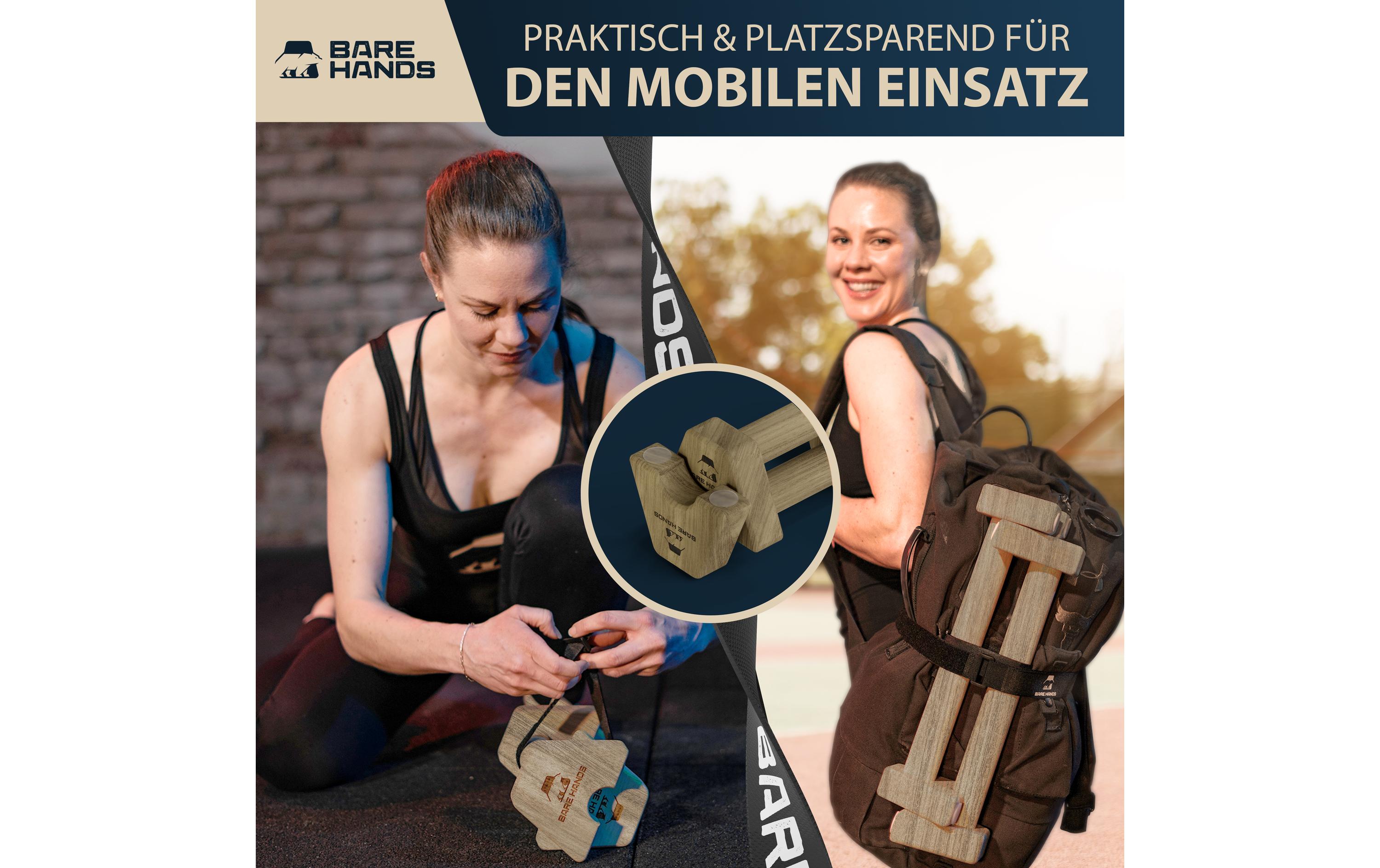 Bare Hands Liegestützgriffe Gr. M