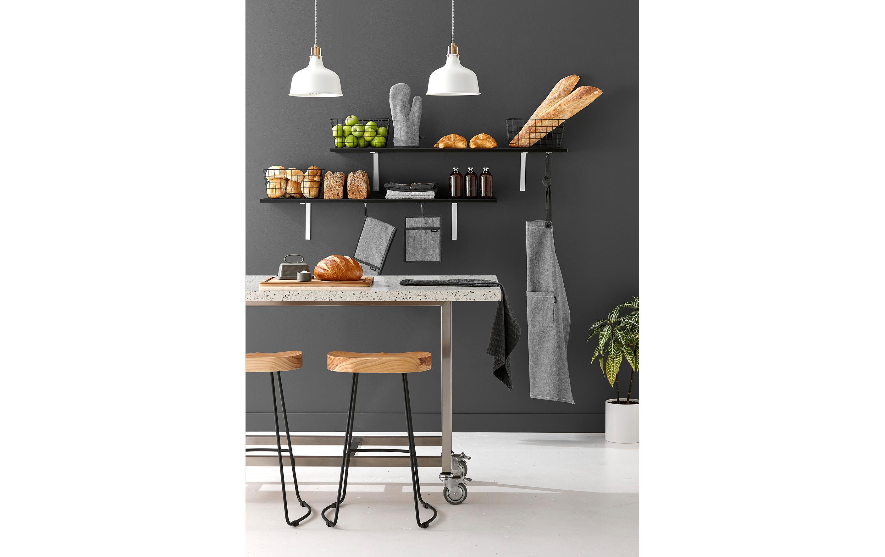 Ladelle Ofenhandschuh Eco Recycled 2 Stück, Anthrazit