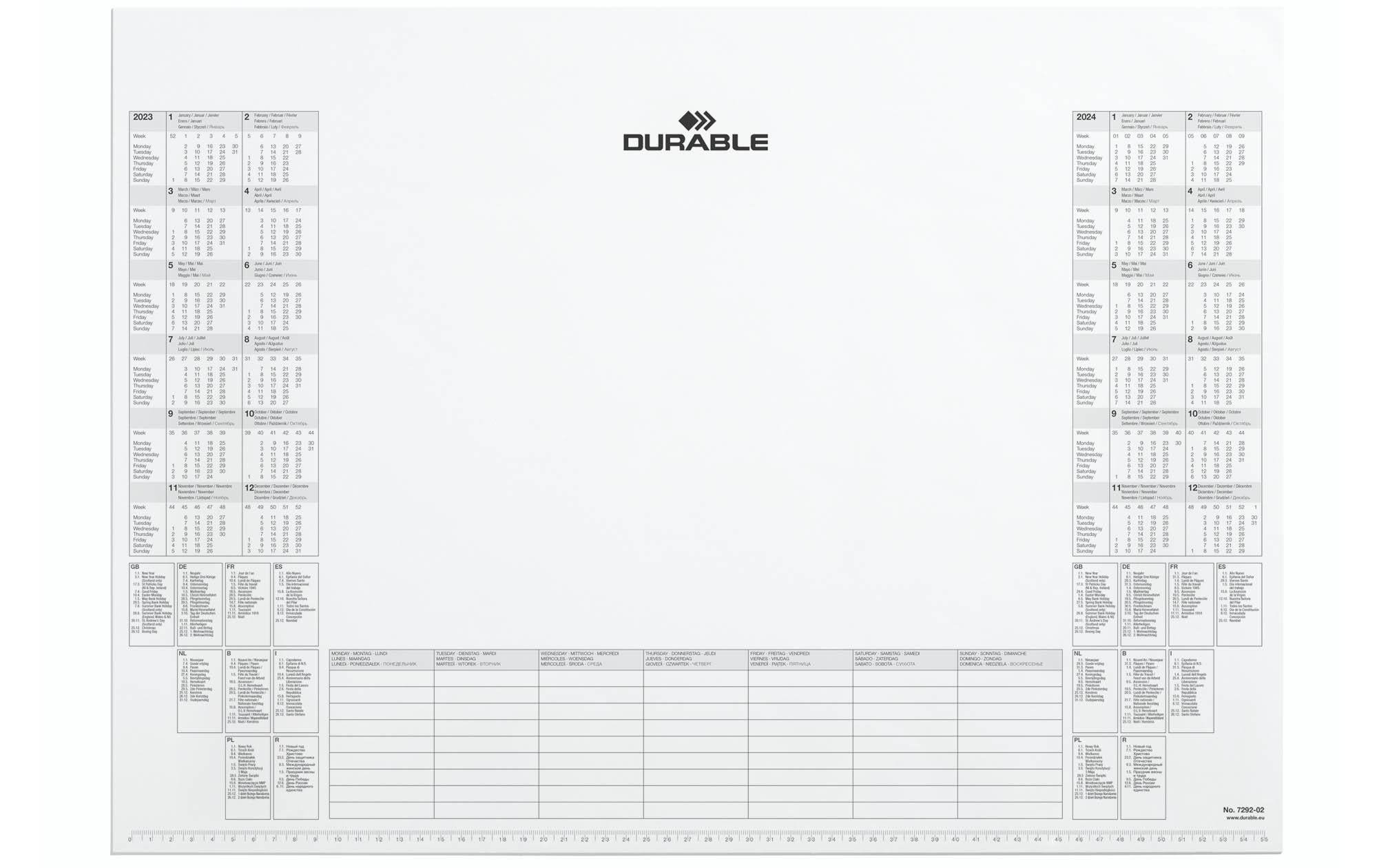 DURABLE Ersatzblock 570 x 405 mm 40.5 x 57 cm