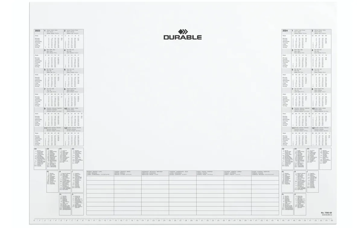 DURABLE Ersatzblock 570 x 405 mm 40.5 x 57 cm DURABLE Ersatzblock 570 x 405 mm 40.5 x 57 cm