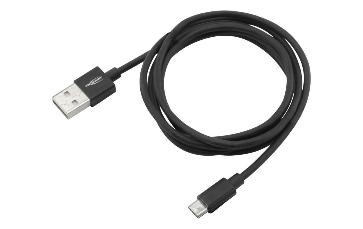 Ansmann USB-Ladekabel Micro USB, 120 cm