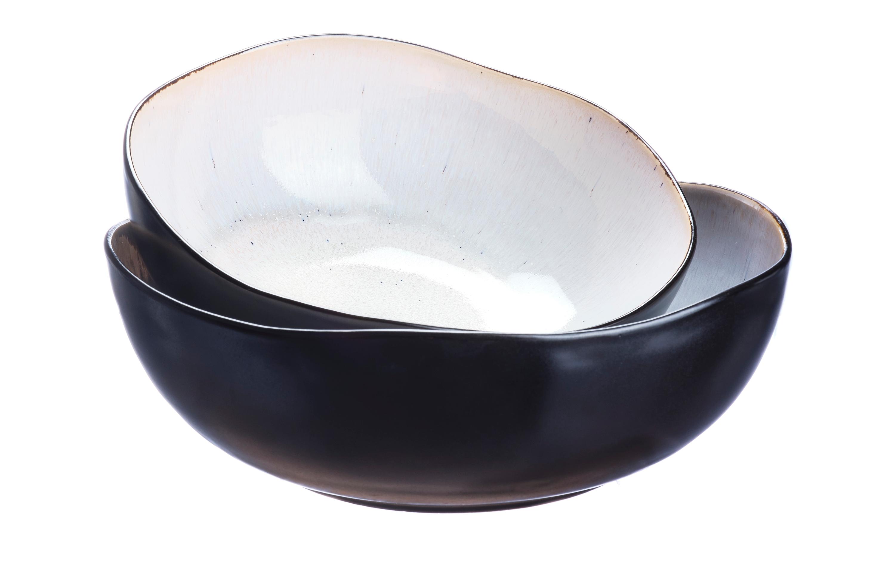 Björn Salatschüssel Iris Elfenbeinweiss, 2er-Set