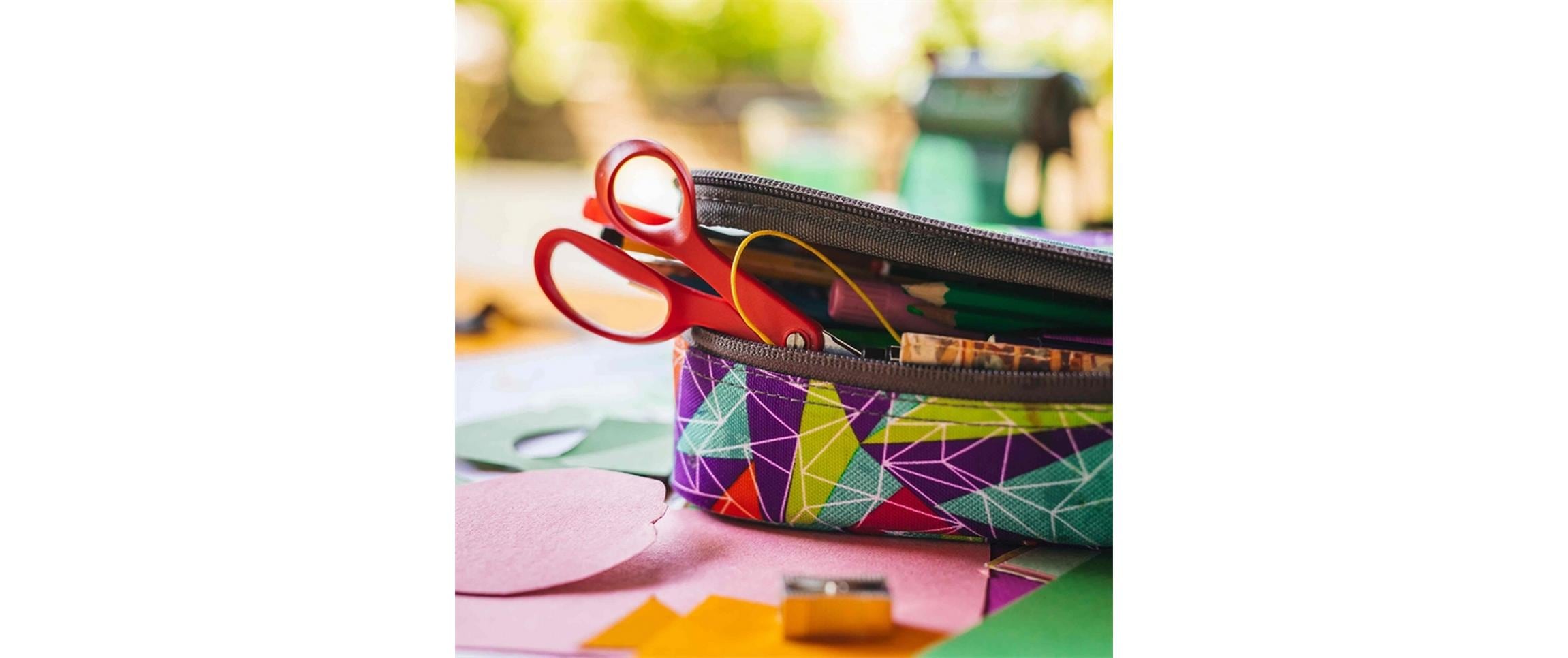 Fiskars Kinderschere Classic 13 cm, Edelstahl, Linkshänder