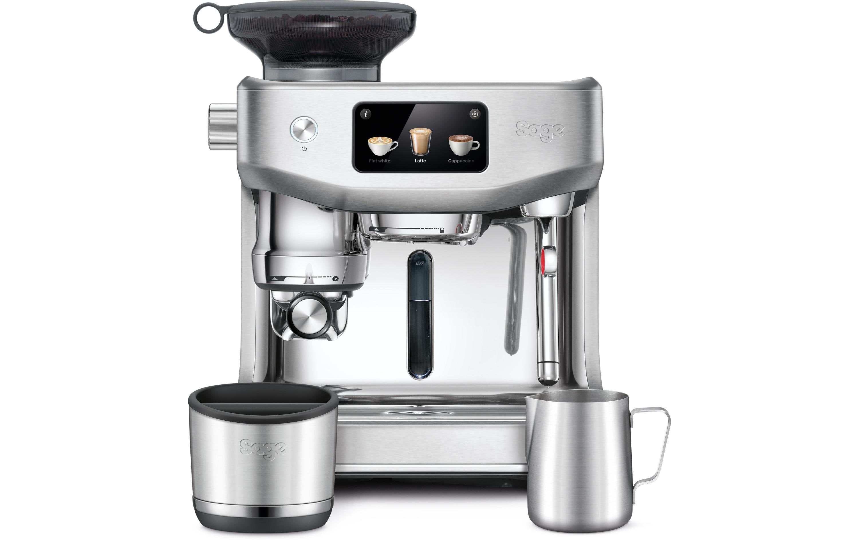 Sage Siebträgermaschine Oracle Jet SES985 Silber