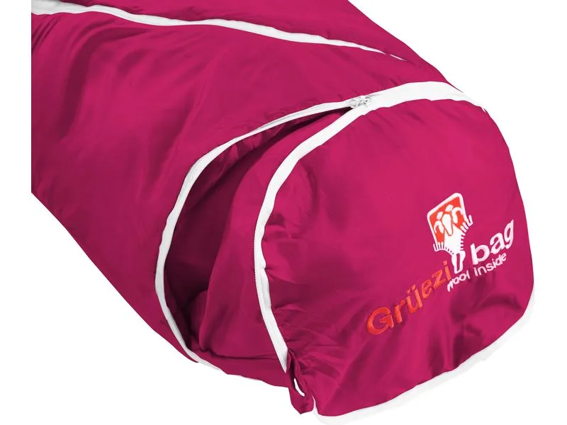 Grüezi Bag Schlafsack Wolle World Traveller 100-170 cm, Himbeerrot Grüezi Bag Schlafsack Wolle World Traveller 100-170 cm, Himbeerrot