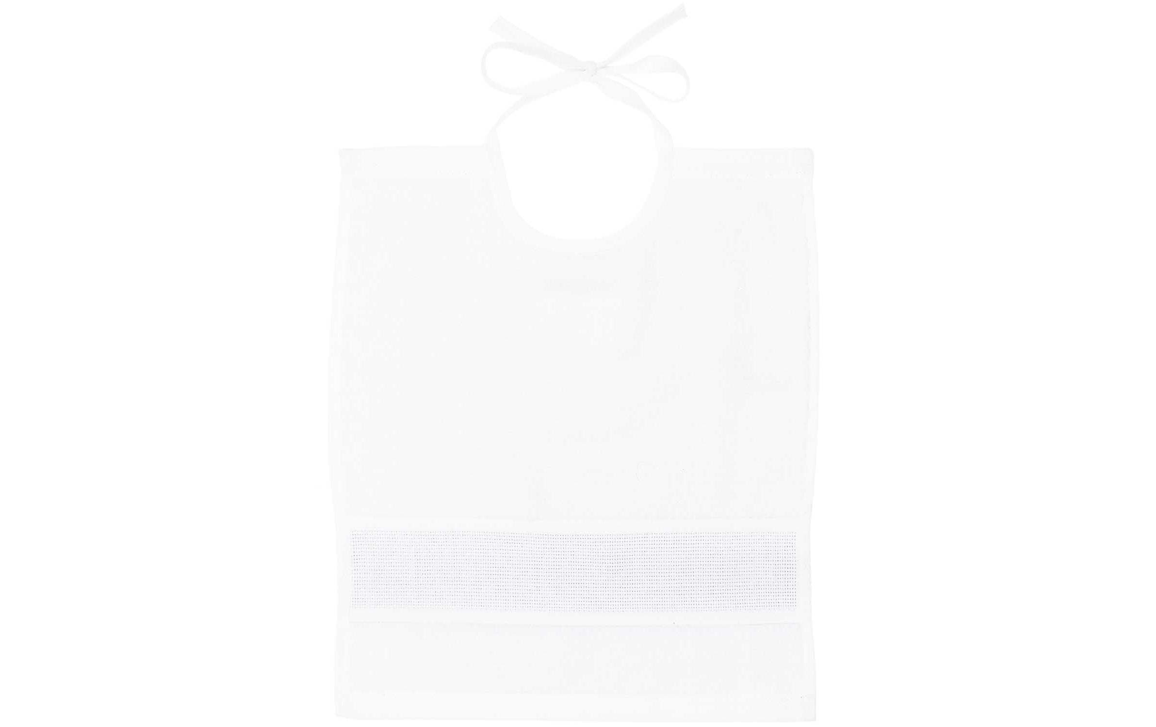 Rico Design Lätzchen Weiss, 30 x 34 cm