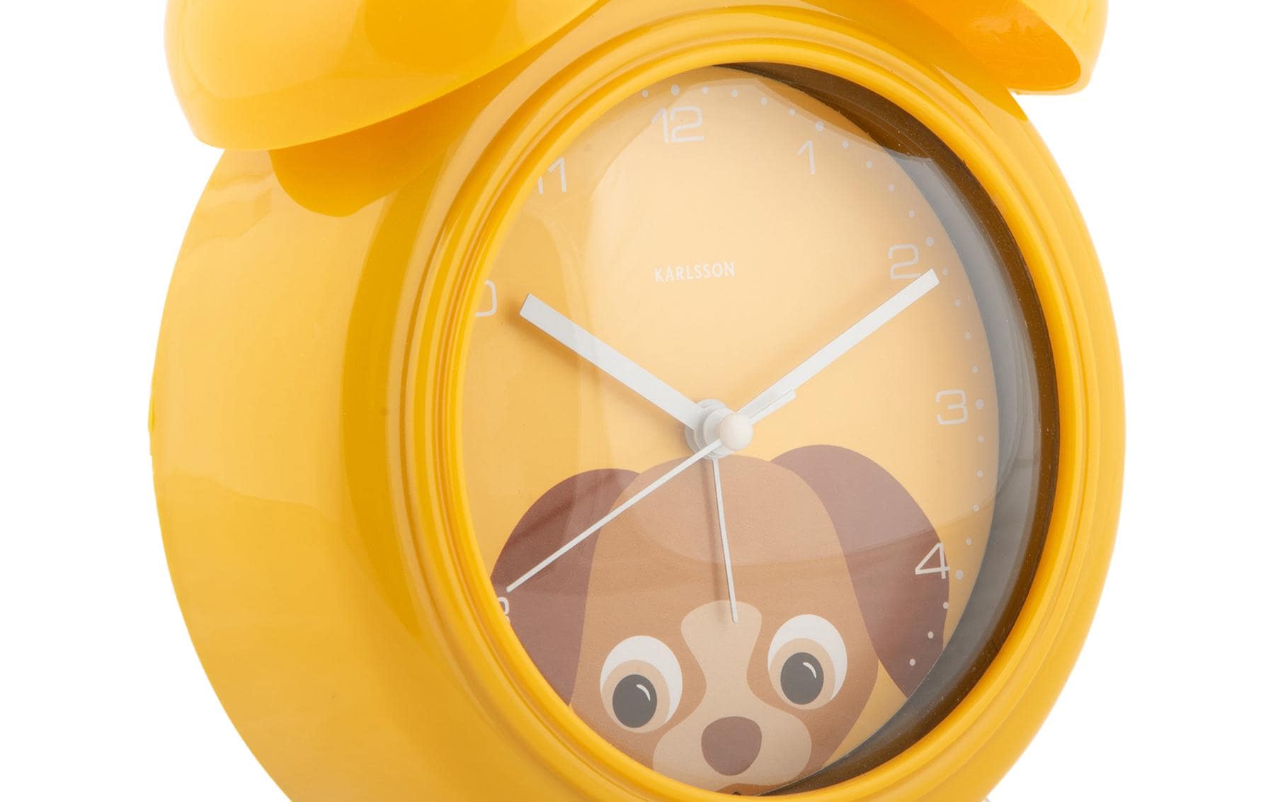 KARLSSON Wecker Hund Gelb