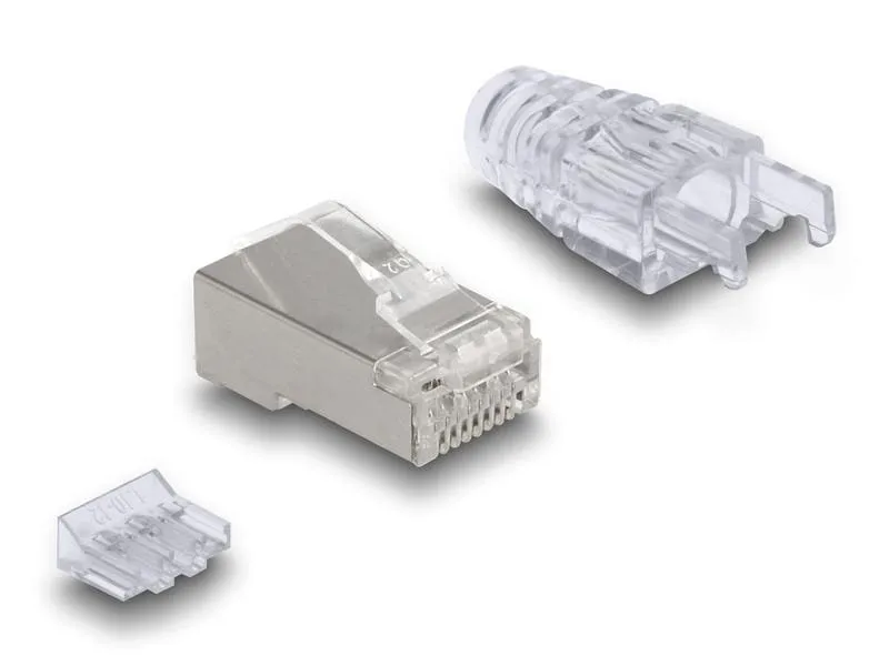 Delock Stecker RJ45, FTP, Cat.6 50 Stück, Transparent Delock Stecker RJ45, FTP, Cat.6 50 Stück, Transparent