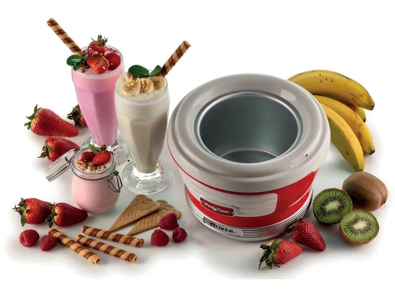 Ariete Glacemaschine Party Time ARI-643-RD 1.5 l, Rot/Weiss Ariete Glacemaschine Party Time ARI-643-RD 1.5 l, Rot/Weiss
