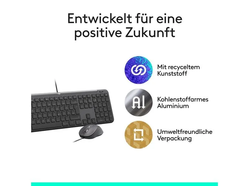 Logitech Tastatur-Maus-Set MK620 wired Combo for Business Logitech Tastatur-Maus-Set MK620 wired Combo for Business