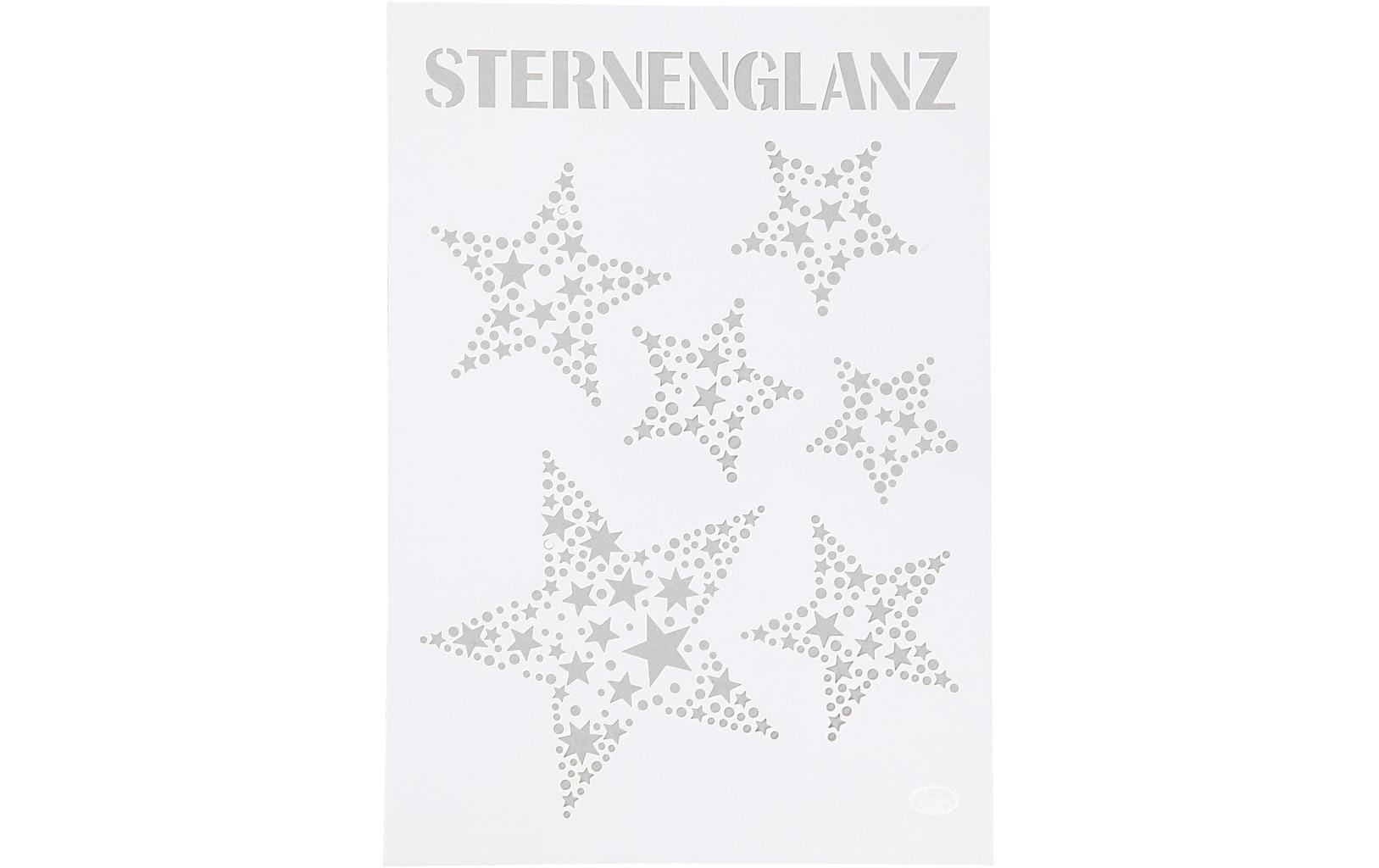 Creativ Company Schablone A4 Sternenglanz, 1 Stück
