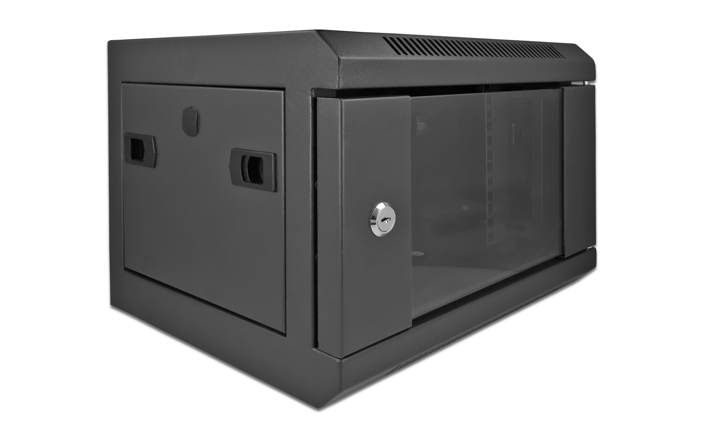 Delock Wandschrank 10 mit Glastür 10 / 4HE / Schwarz Delock Wandschrank 10 mit Glastür 10 / 4HE / Schwarz