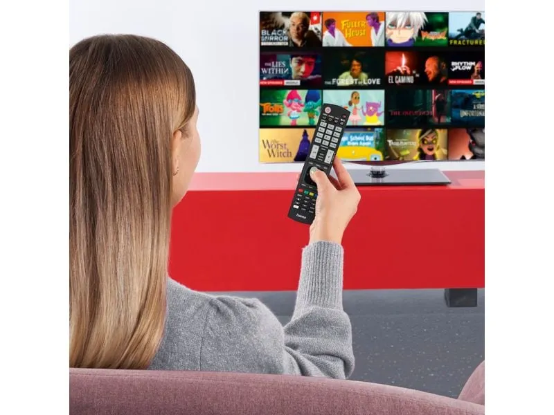 Hama Technics AG Universal-Fernbedienung für LG TVs, IR, lernfähig