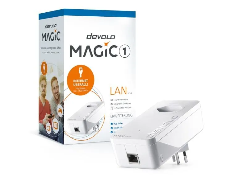 devolo Powerline Magic 1 LAN Erweiterungsadapter devolo Powerline Magic 1 LAN Erweiterungsadapter