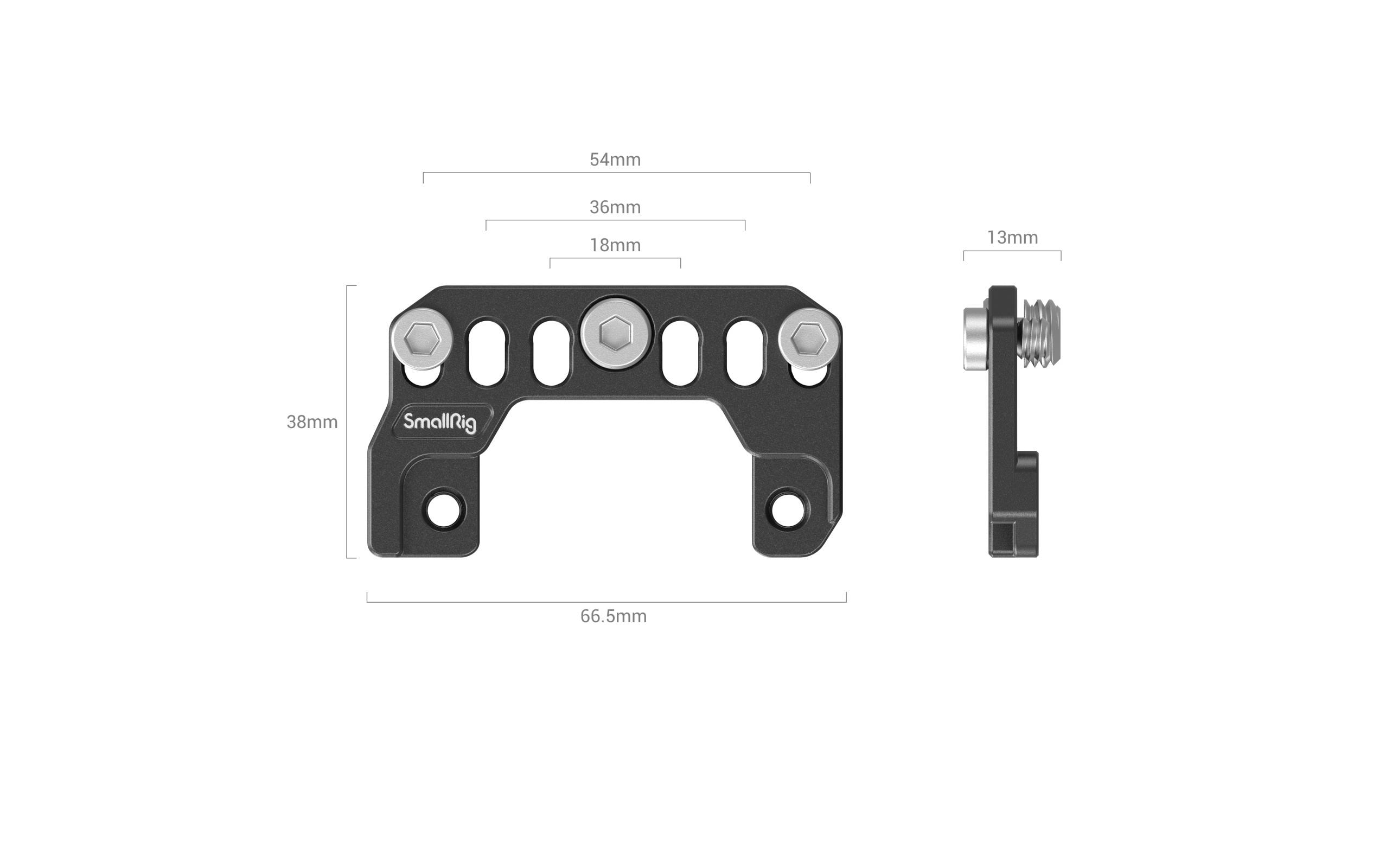 Smallrig Adapter Plate für Sony FX3 XLR Handle