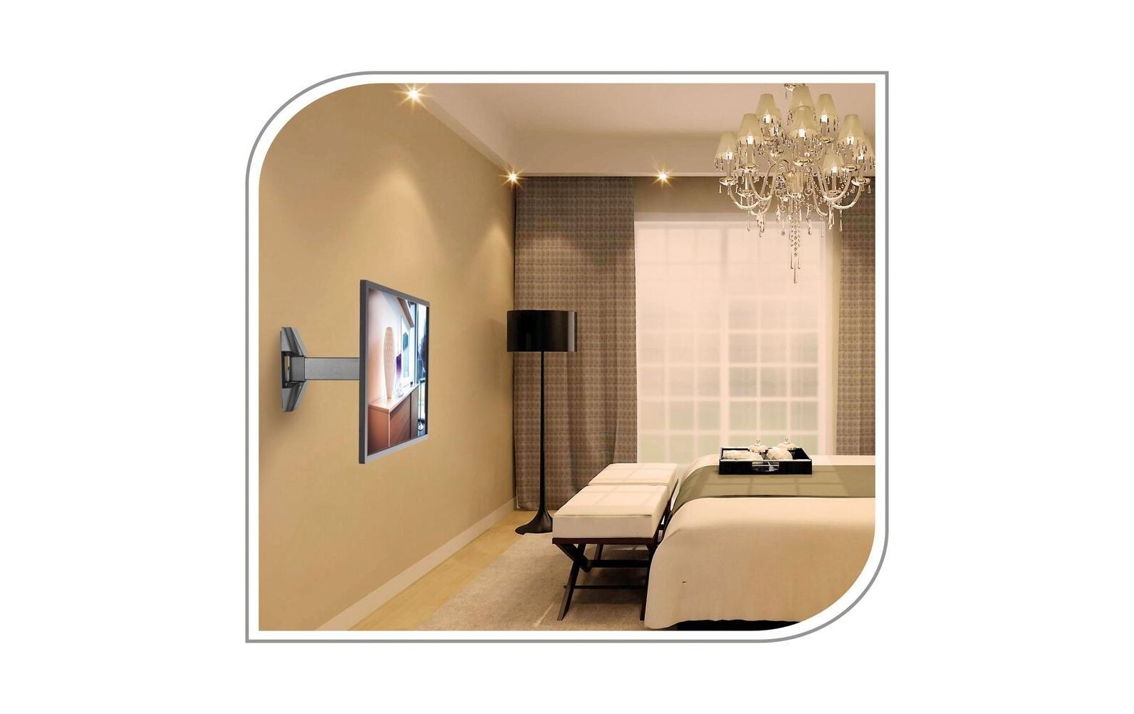 PureMounts Wandhalterung PM-FM10-400 Schwarz