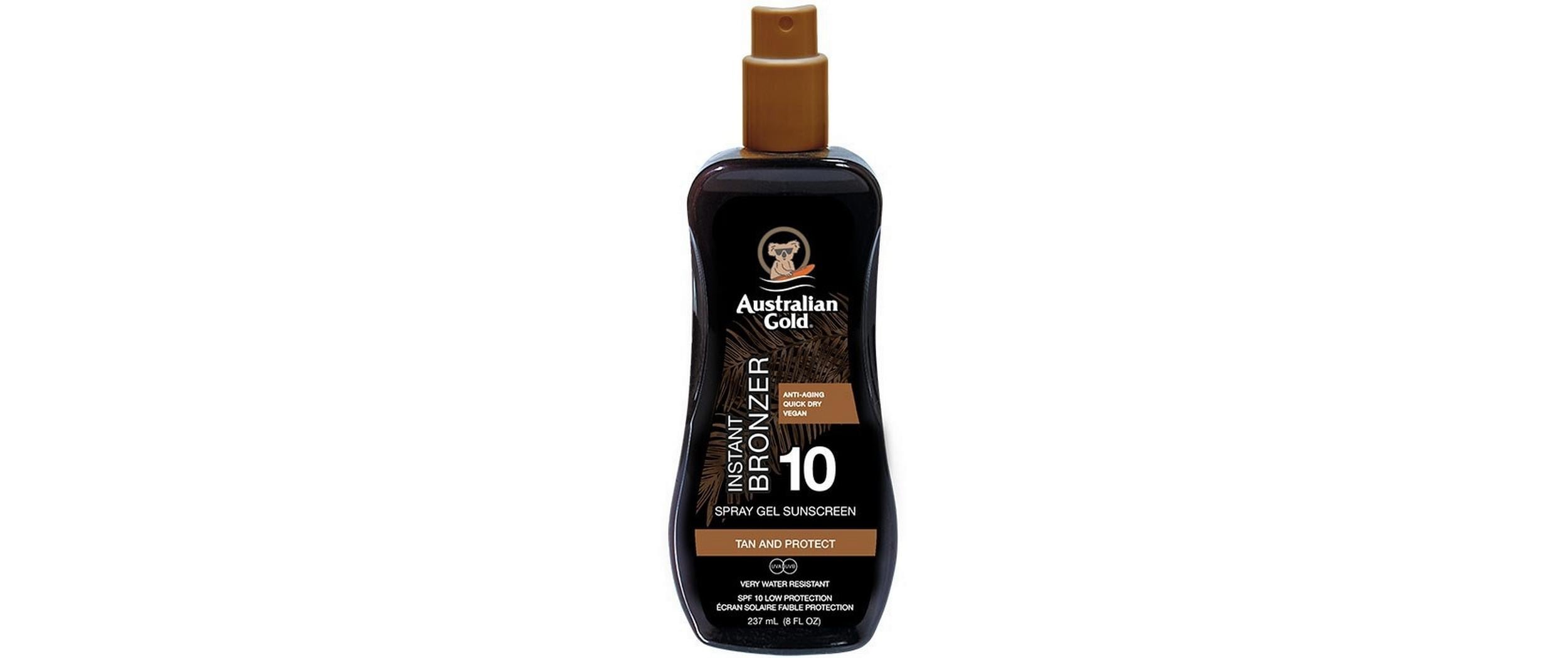 Australian Gold Instant Bronzer Spray Gel SPF 10 237 ml