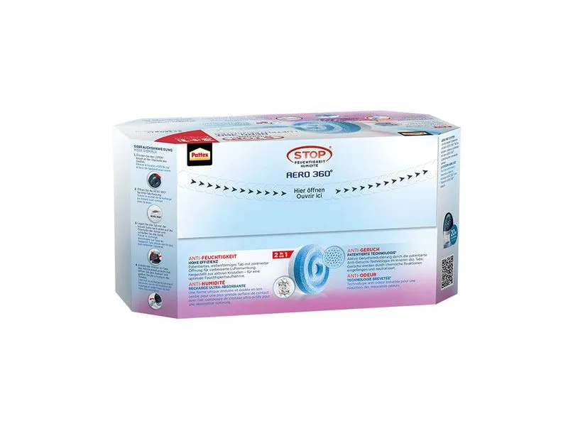 Pattex Nachfüll-Tabs AERO 360 Lavendel 4x 450g Pattex Nachfüll-Tabs AERO 360 Lavendel 4x 450g