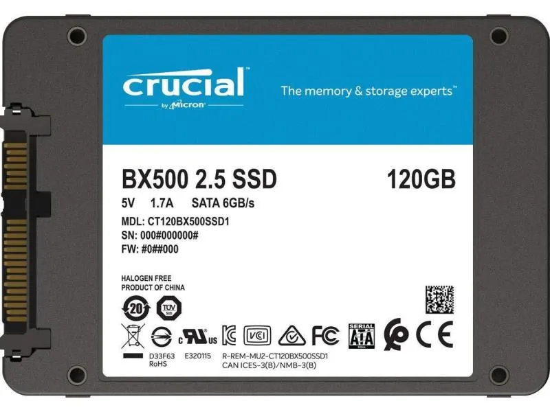 Crucial SSD BX500 2.5 SATA 240 GB Crucial SSD BX500 2.5 SATA 240 GB