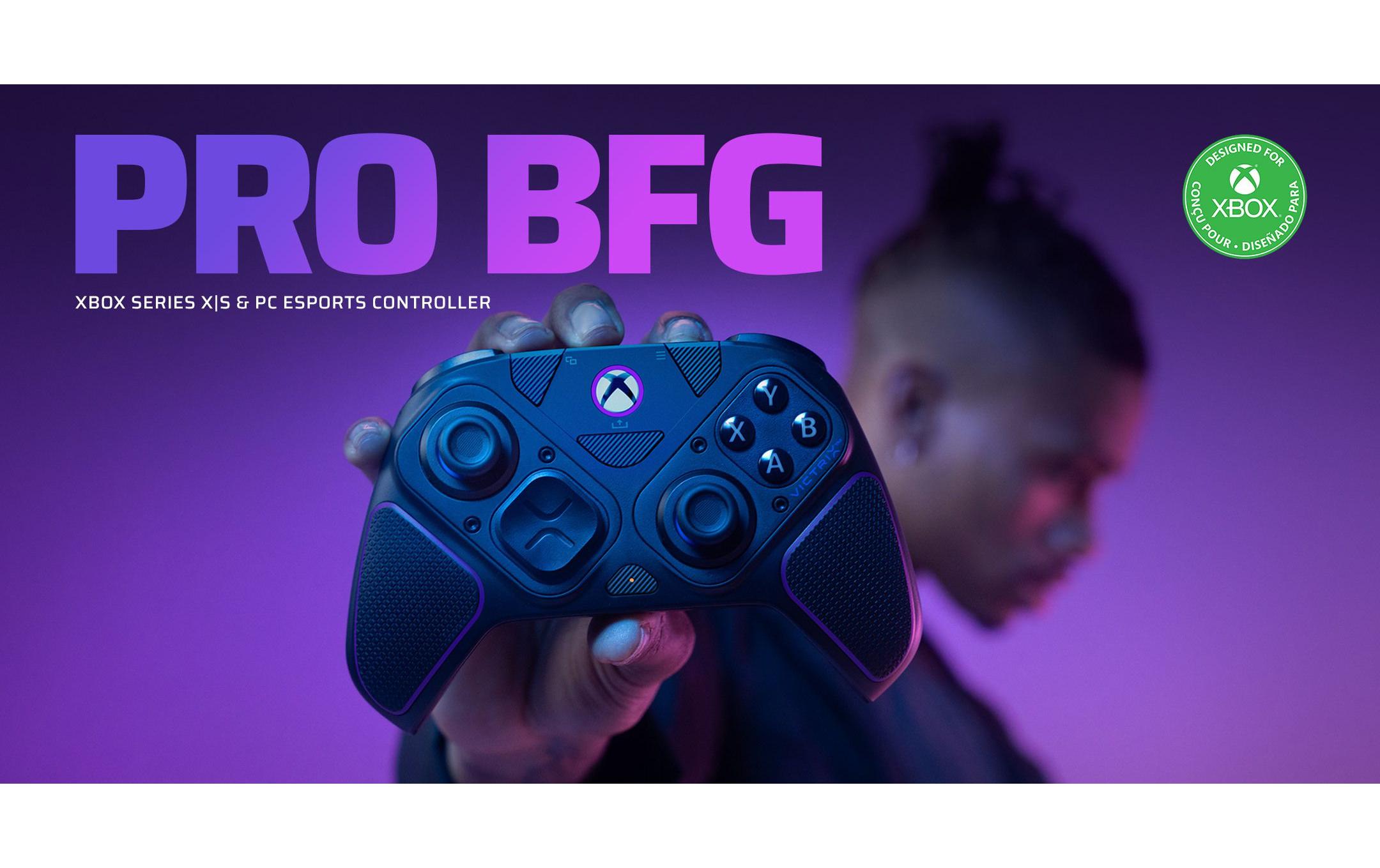 PDP Controller Victrix Pro BFG Xbox Schwarz/Violett PDP Controller Victrix Pro BFG Xbox Schwarz/Violett