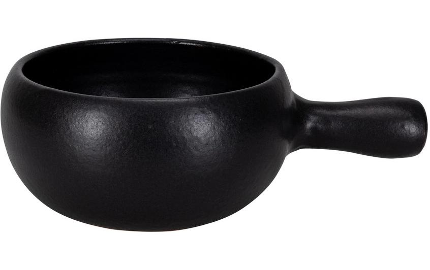 Nouvel Fondue-Topf Bombata-Nero, Ø 22 cm, Schwarz