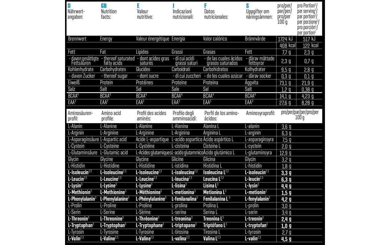 Body Attack Pulver Vegan Protein Vanille 1000 g