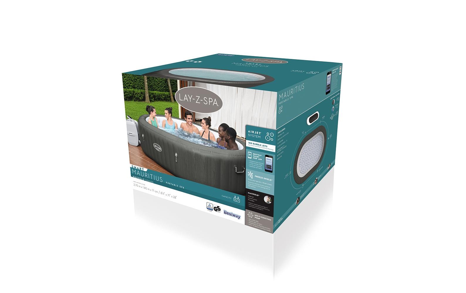 Bestway Whirlpool LAY-Z-SPA XXL Mauritius AirJet 270 x 180 x 71 cm