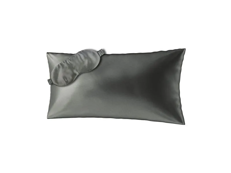 Ailoria Beauty Sleep Set Seide, 40 x 80 cm, Anthrazit Ailoria Beauty Sleep Set Seide, 40 x 80 cm, Anthrazit