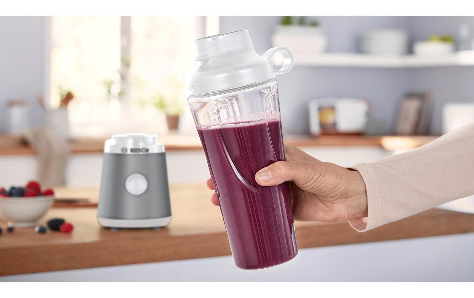 Bosch Standmixer VitaPower MMB2111T Silber/Weiss