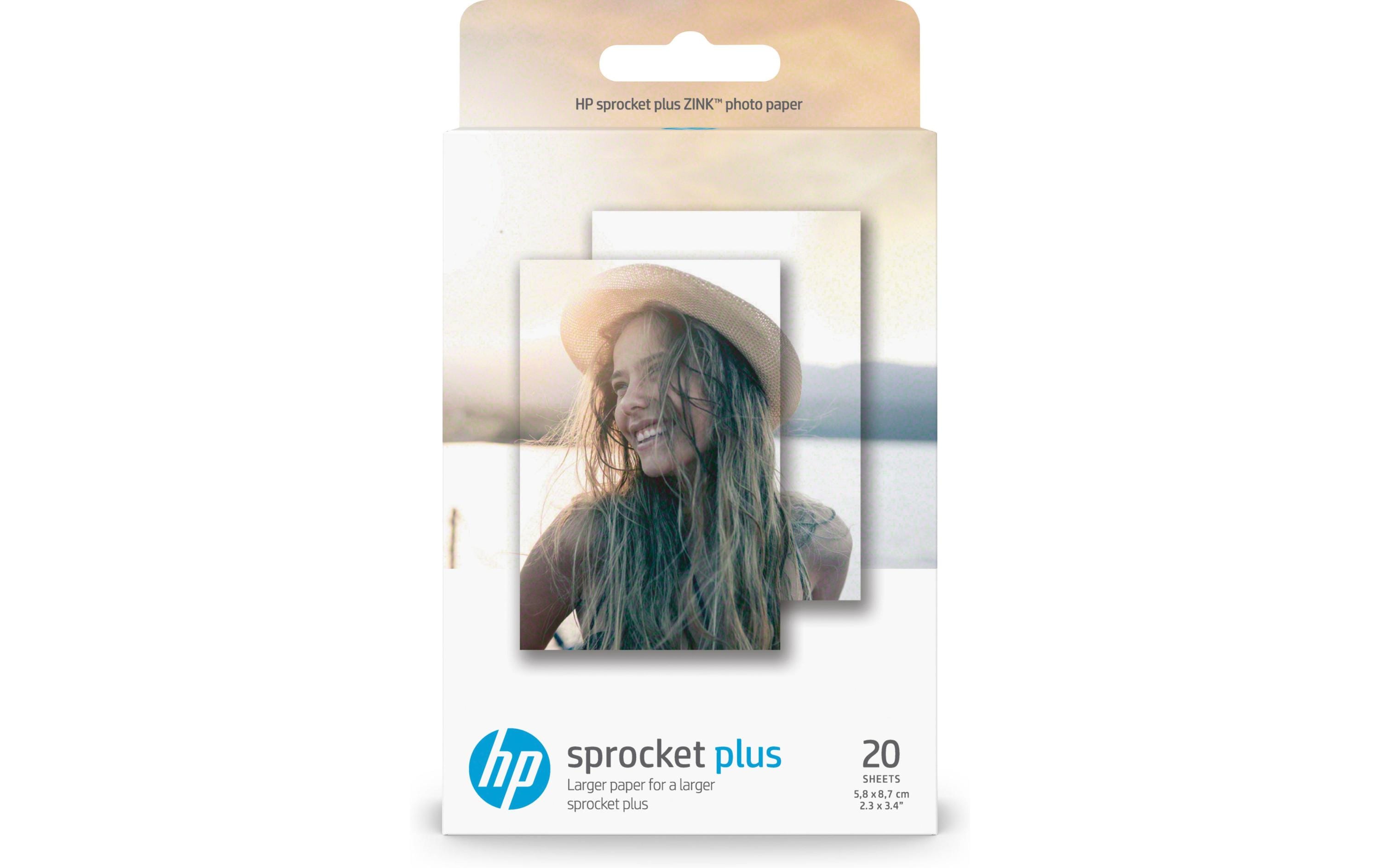 HP Fotopapier Sprocket Plus 5,8 x 8.7 cm 20 Stück