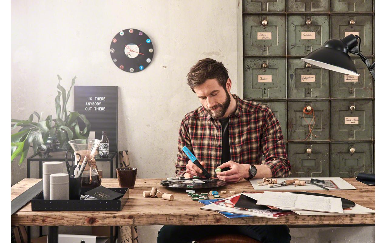 Bosch Akku-Heissklebestift Gluey Lagoon blue Bosch Akku-Heissklebestift Gluey Lagoon blue