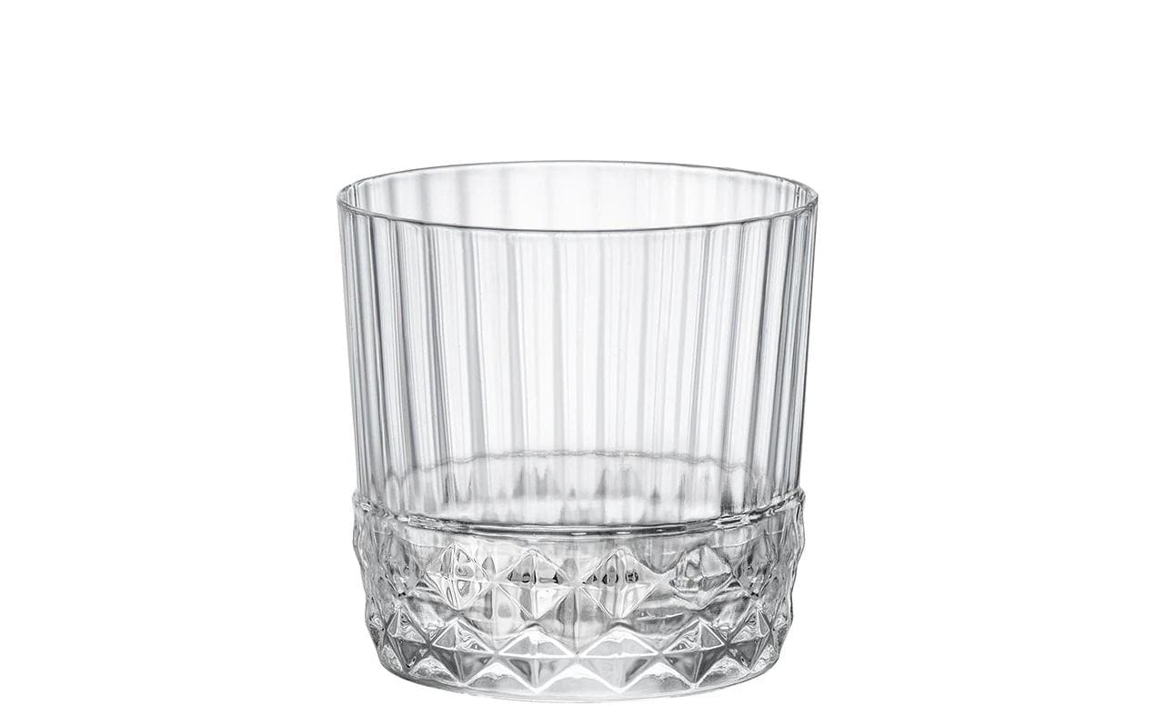 Bormioli Rocco Whiskyglas America 20s 380 ml, 4 Stück, Transparent
