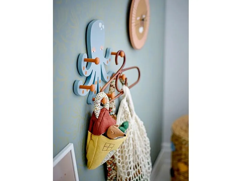Bloomingville Garderobe Oswall 30 x 26 x 6 cm, Blau, MDF Bloomingville Garderobe Oswall 30 x 26 x 6 cm, Blau, MDF