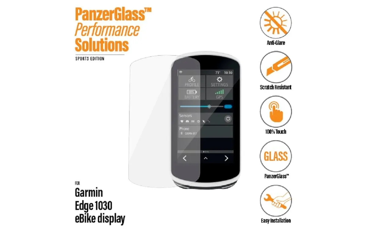 Panzerglass Displayschutz Anti-Glare für Garmin Edge 1030/1040 Panzerglass Displayschutz Anti-Glare für Garmin Edge 1030/1040
