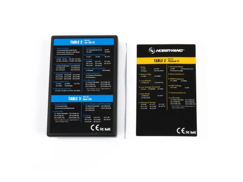 Hobbywing Programmierkarte LED Hobbywing Programmierkarte LED