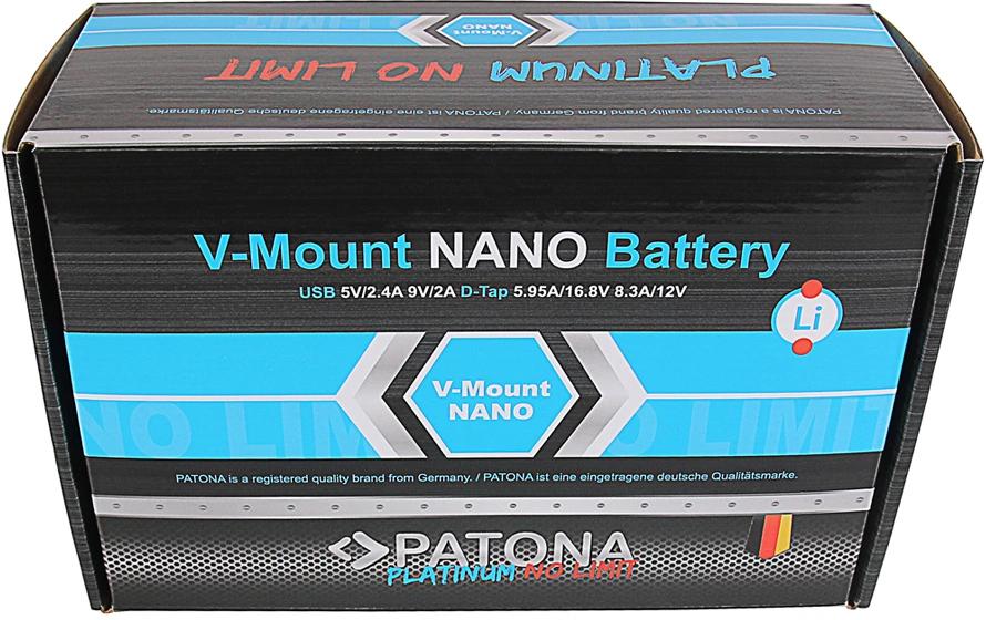 Patona Platinum NANO Akku für Sony DSR 600P