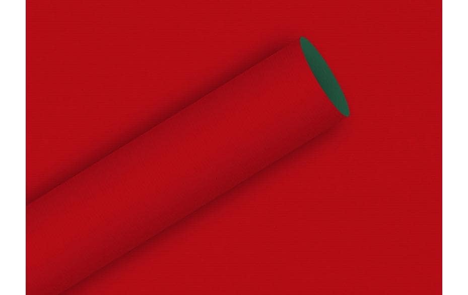 Braun + Company Geschenkpapier 2 m x 70 cm, Rot/Grün