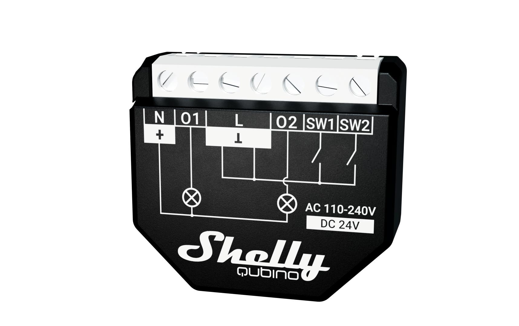 Shelly Funk-Schaltaktor mit Leistungsmessung Qubino WAVE 2PM Shelly Funk-Schaltaktor mit Leistungsmessung Qubino WAVE 2PM