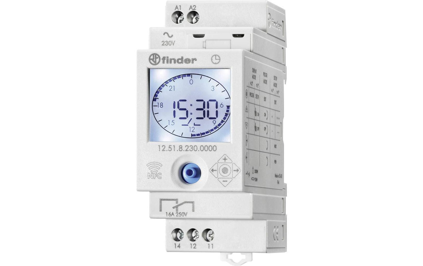 Finder Zeitschaltuhr Serie 12 16A Digital Finder Zeitschaltuhr Serie 12 16A Digital