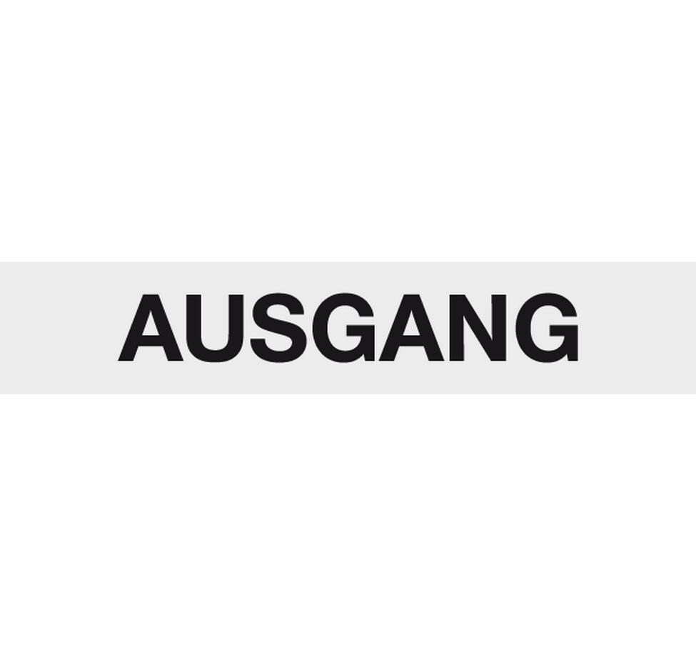 Bätschmann Hinweisschild Ausgang Bätschmann Hinweisschild Ausgang