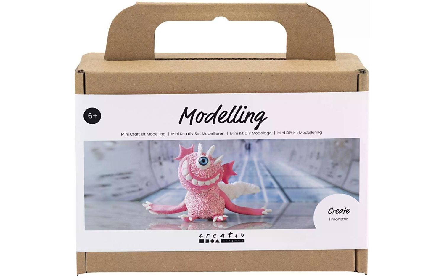 Creativ Company Modellier-Set Monster Hellpink Creativ Company Modellier-Set Monster Hellpink
