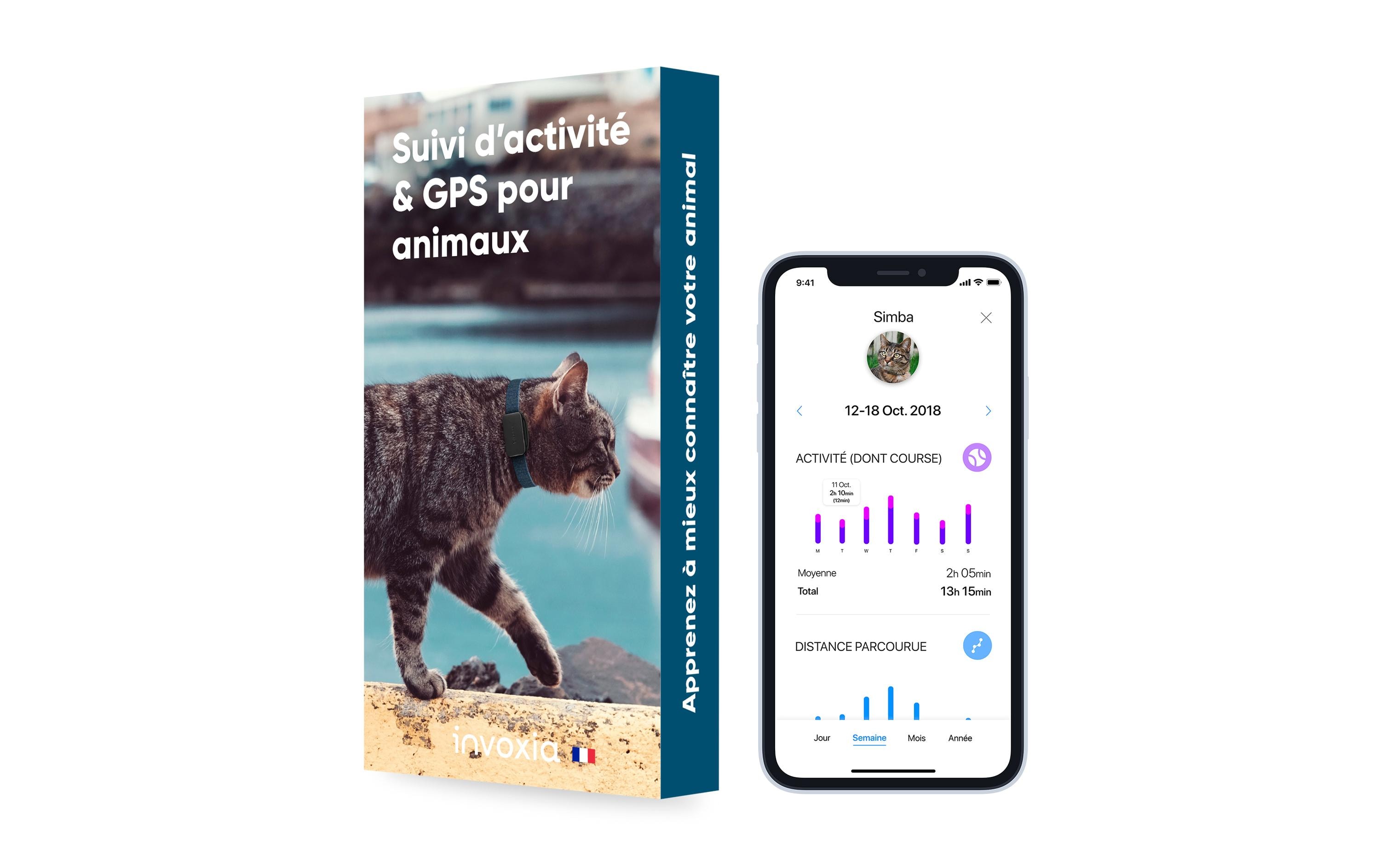 Invoxia GPS-Tracker für Katzen und Hunde