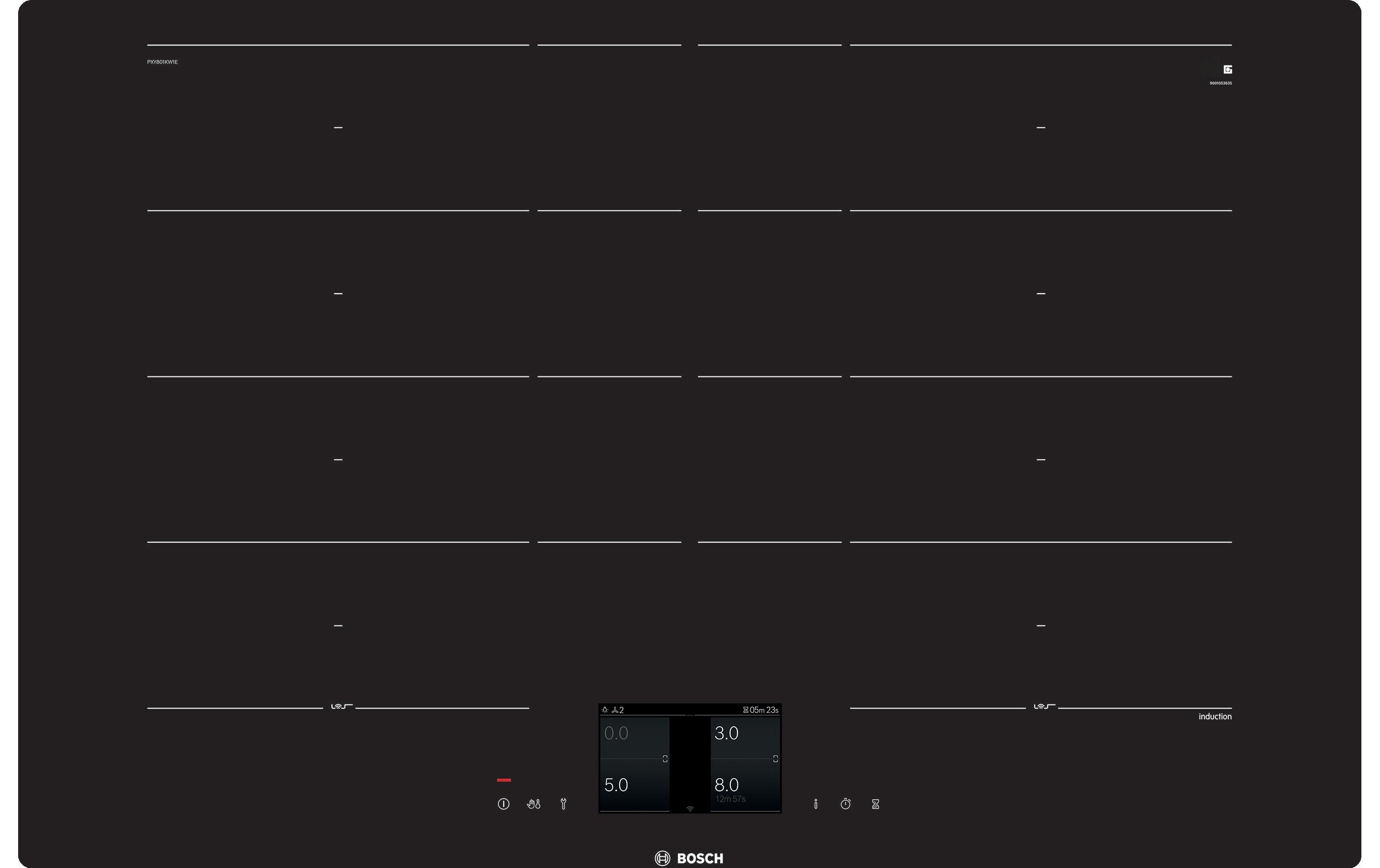 Bosch Induktionskochfeld PXY801KW1E Bosch Induktionskochfeld PXY801KW1E