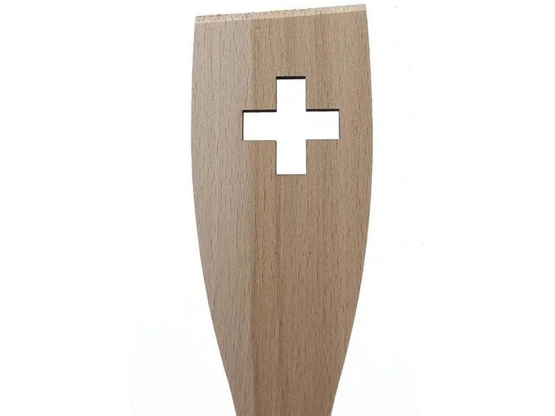 creanorm Pfannenwender CH Kreuz 1 Stück, Braun creanorm Pfannenwender CH Kreuz 1 Stück, Braun