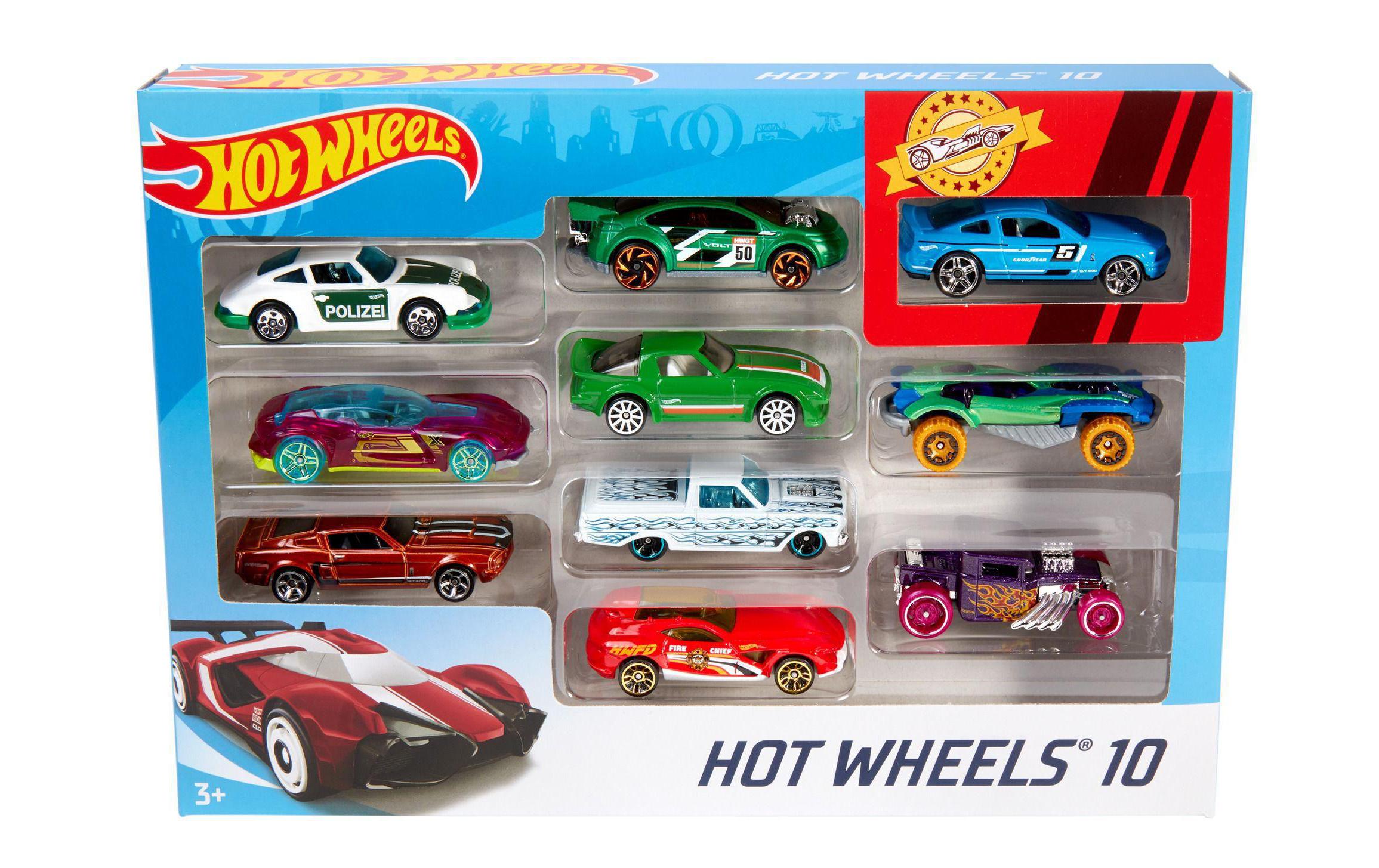 Hot Wheels Action Cars 10er Geschenkset