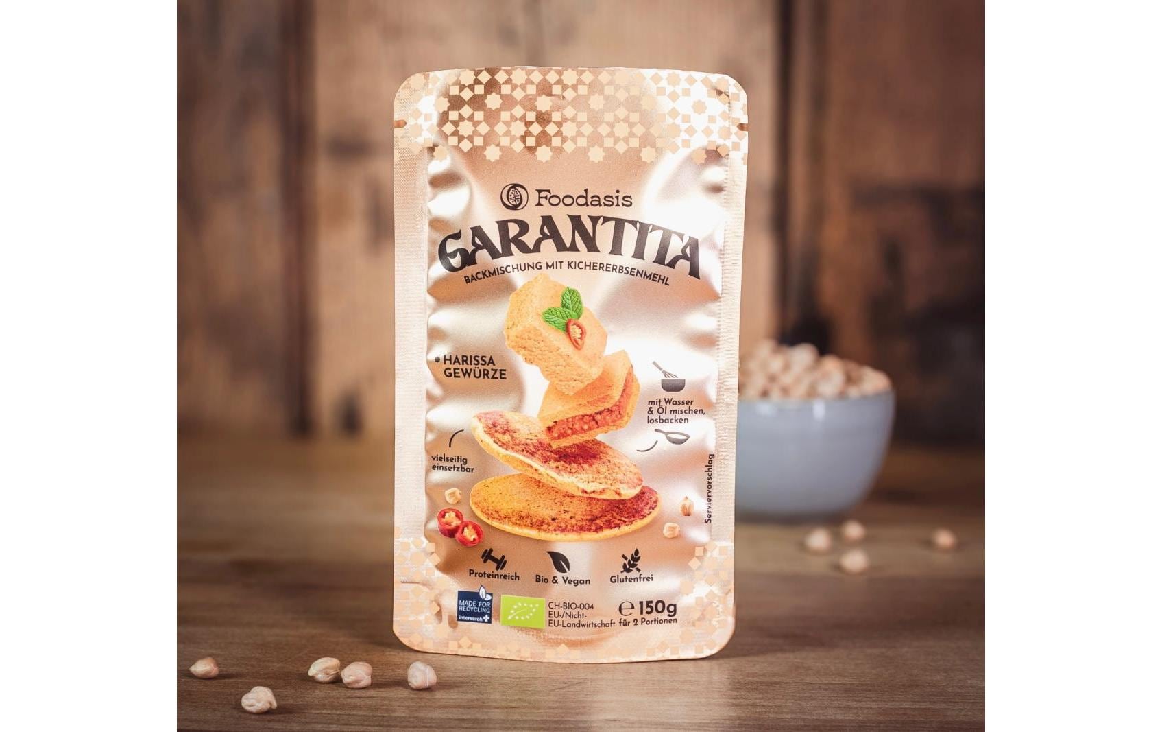 Foodasis GmbH Backmischung Bio Garantita Harissa 150 g