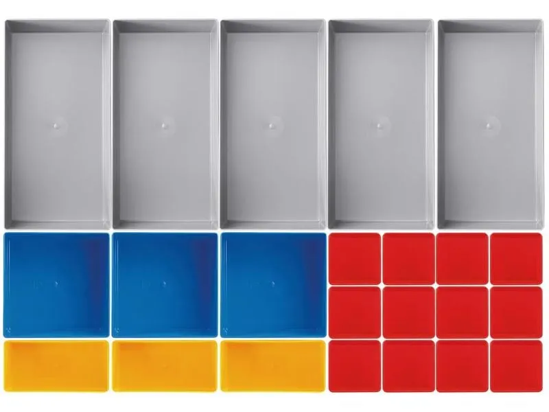 Kraftwerk Einsatzboxen-Set, 23-teilig, 45 mm hoch Kraftwerk Einsatzboxen-Set, 23-teilig, 45 mm hoch