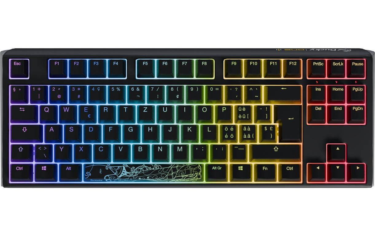 Ducky Gaming-Tastatur ONE 3 TKL MX-Cherry Red CH-Layout